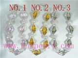 6-7mm potato white freshwater pearl and crystal bracelet